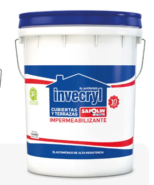 Invecryl Ctas/Tzas Impez Gris 1 X2.5gl Sapolin