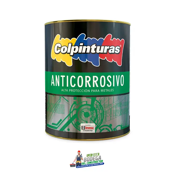 Anticorrosivo Negro Mate 1/8 Colpintura