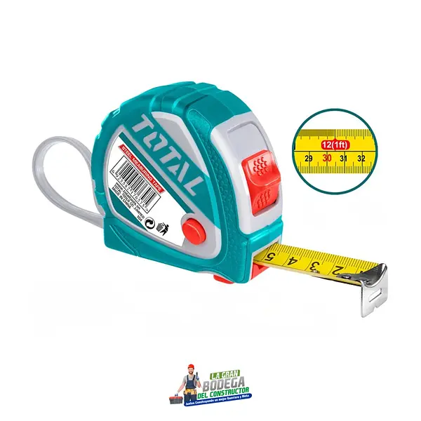 Flexometro 10mt 25mm Total