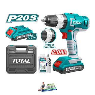 Taladro Inalambrico D/Impacto 20v 1/2" Total