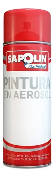Aerosol Altas/Temp Negro 8oz Sapolin